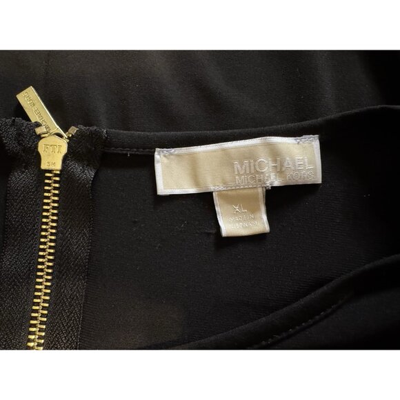 Michael Kors Dress XL Extra Large Black Stretch Jersey Career Church Washable - Picture 9 of 11